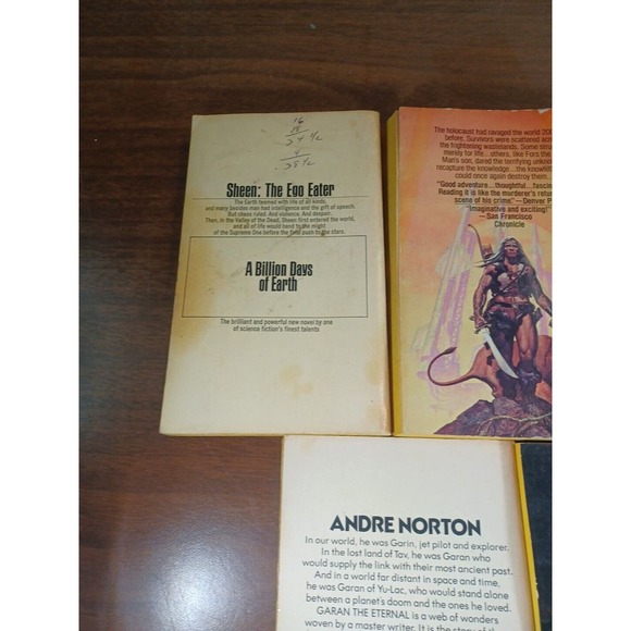 VINTAGE SCIFI PAPERBACK Book LOT OF 5 - Picture 8 of 15